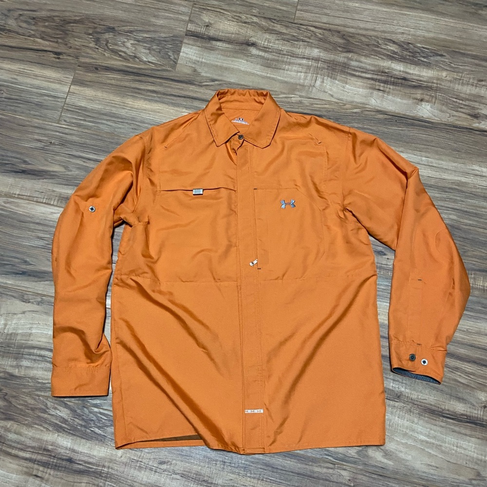 UA Fishing LS Size Md. Orange